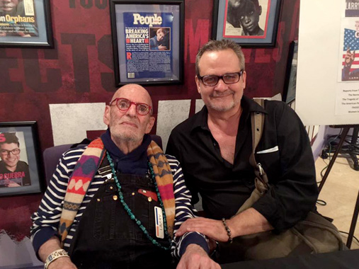 Daniel Wasinger with Larry Kramer